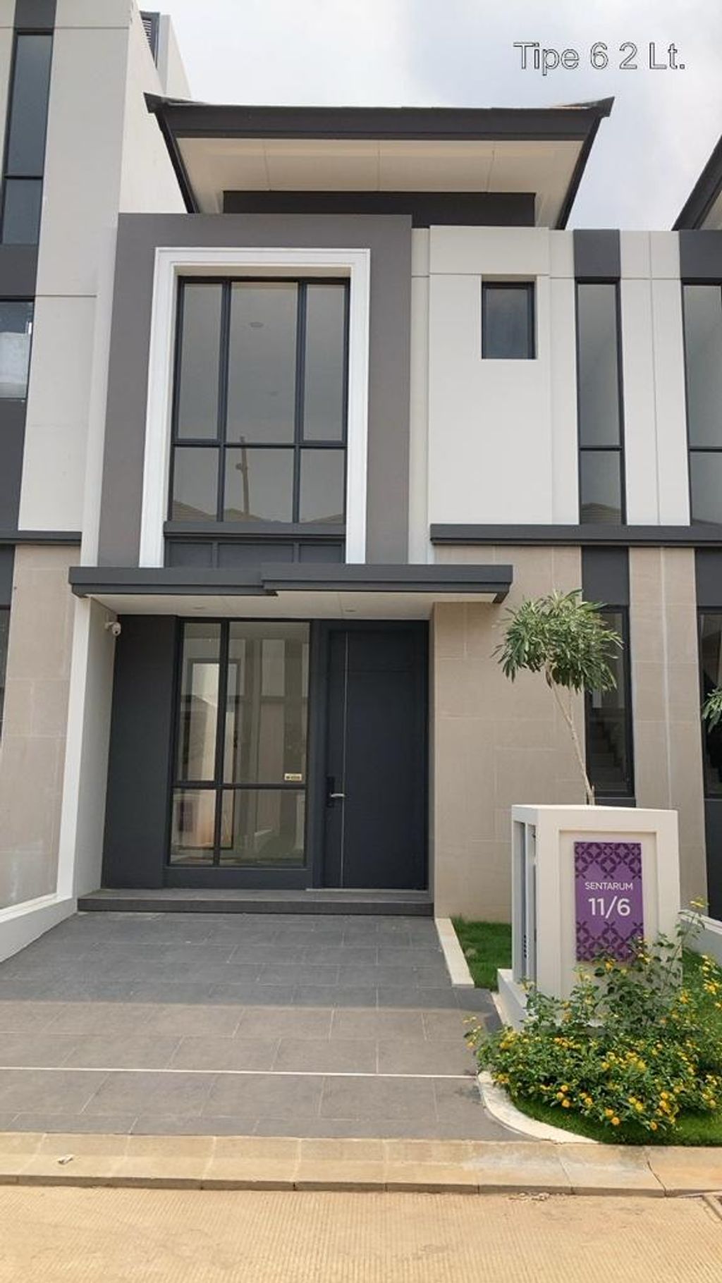 foto tampak rumah tipe 6 - 2 S perumahan SENTARUM