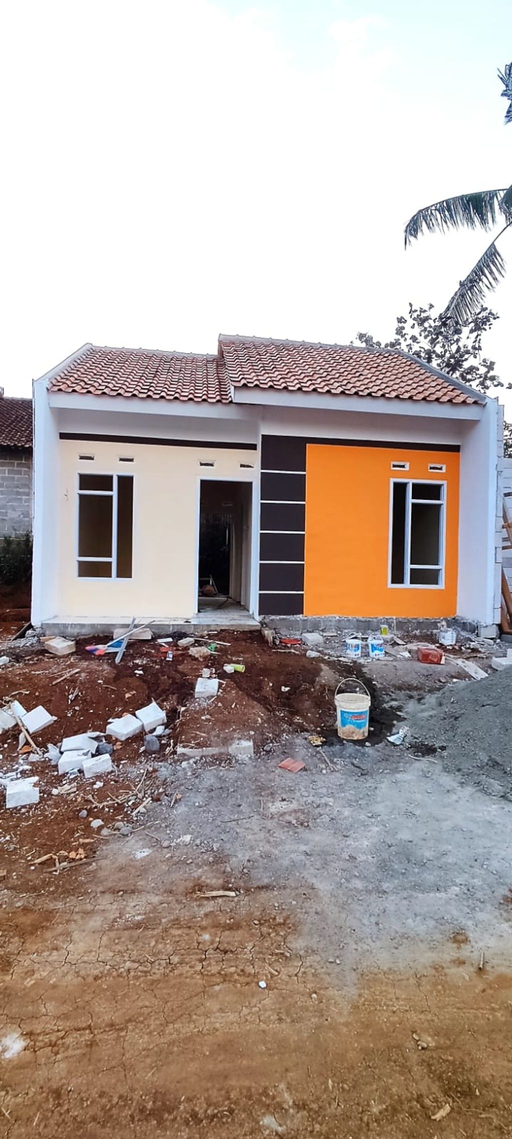 foto tampak rumah tipe 27/60 perumahan Berkah Asri 2