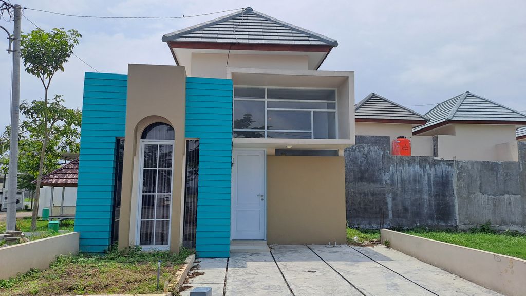 foto tampak rumah tipe 45 perumahan Hasanah Park (hasanah view tahap 2)