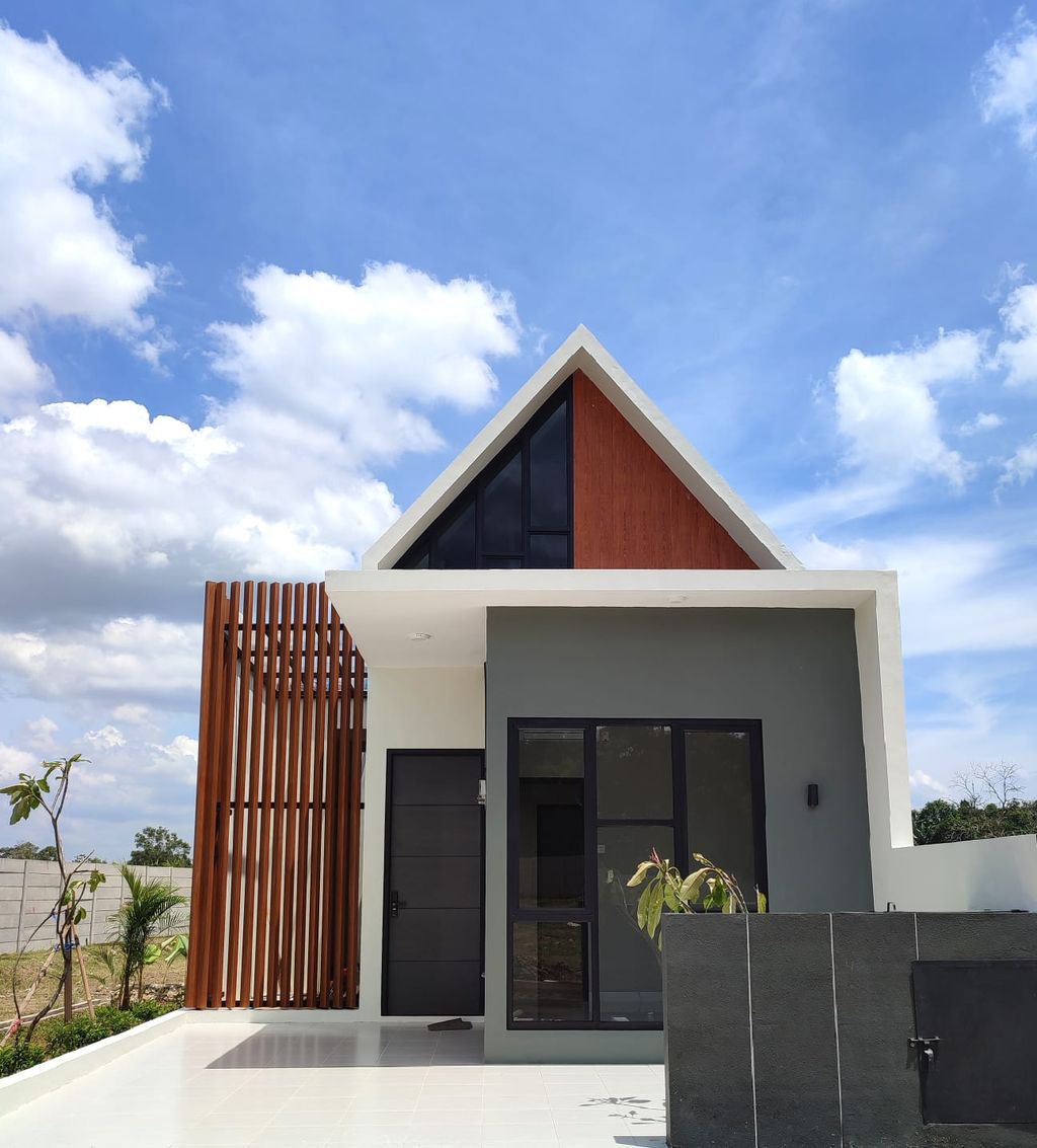 foto tampak rumah tipe AURORA perumahan SAMAASTA BEKASI