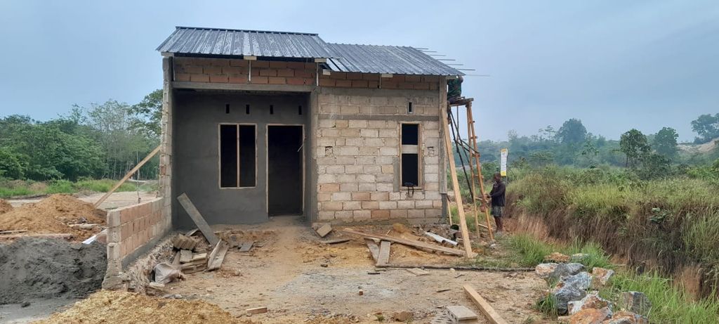 foto tampak rumah tipe 36 Subsidi perumahan PERMATA CALISTA