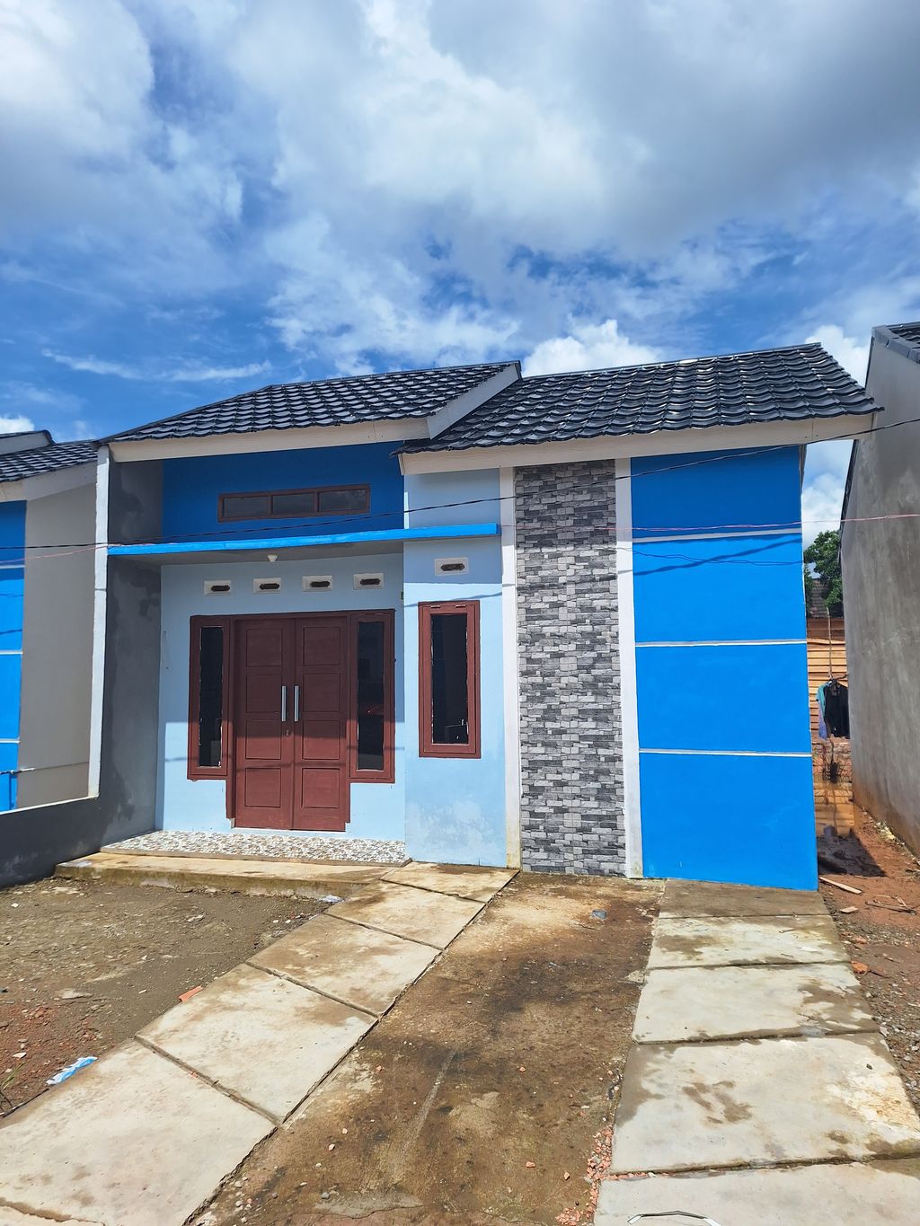 foto tampak rumah tipe 36/91 perumahan PEKON DUTA MUDA 4.