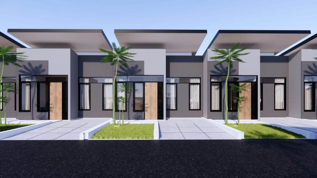foto tampak rumah tipe 36/72 Green Nusantara Residence 3 perumahan Green Nusantara Residence 3