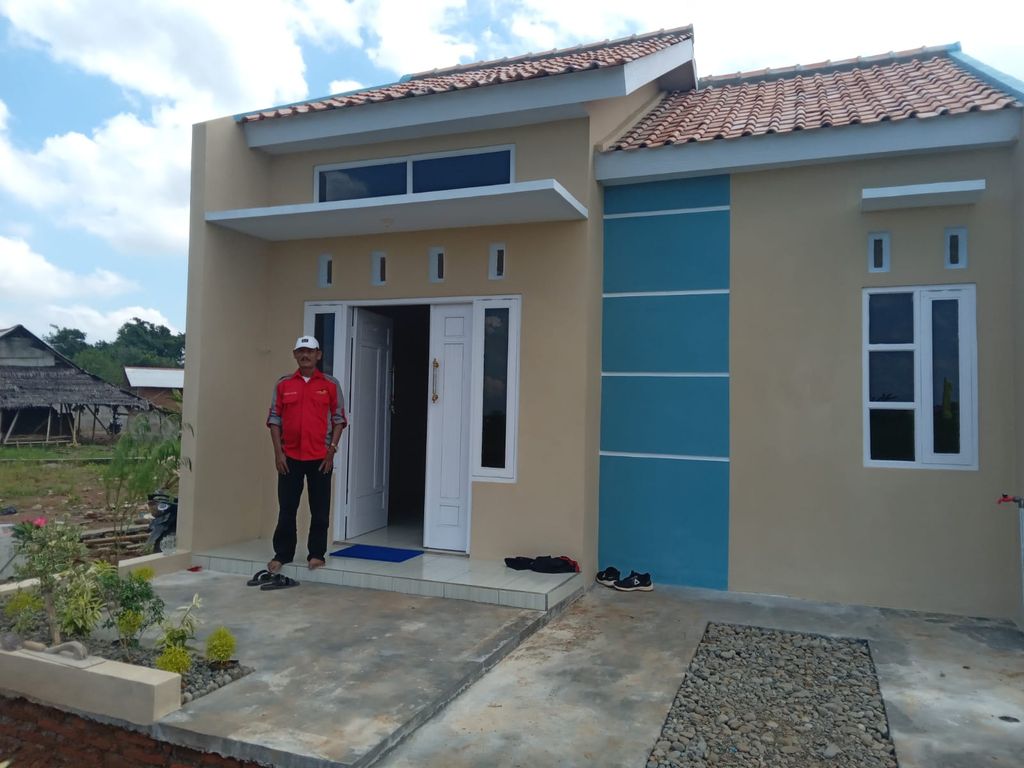 foto tampak rumah tipe 32/60 perumahan ANUGERAH PERMAI PAKUMBULAN