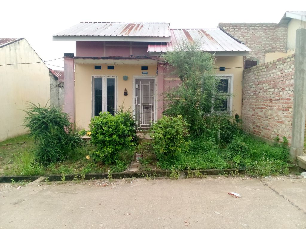 foto tampak rumah tipe 36 perumahan NUANSA KULIM INDAH TAHAP 3