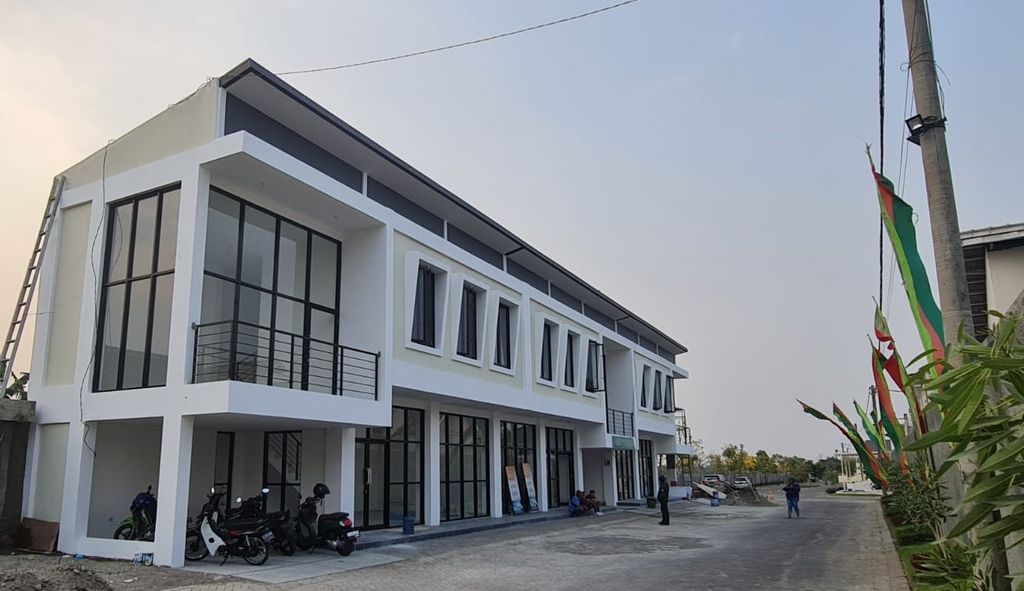 foto tampak rumah tipe SOHO perumahan GARDENVIEW RESIDENCE
