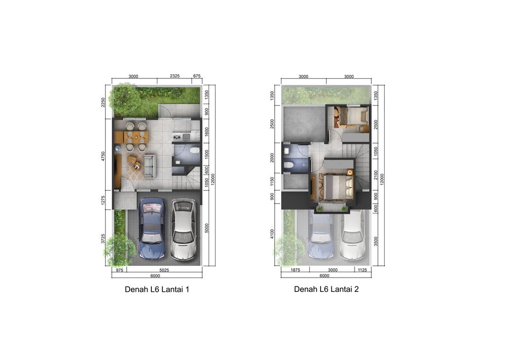 foto denah rumah tipe Carlstein Superior TS perumahan CITRALAND CITY KEDAMEAN