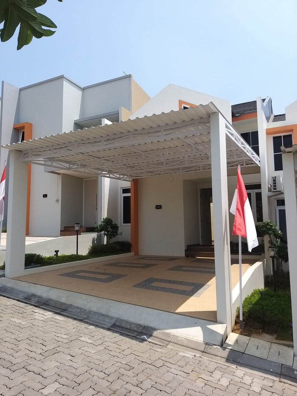 foto tampak rumah tipe Blok A-4A perumahan PANORAMA BANJARAN