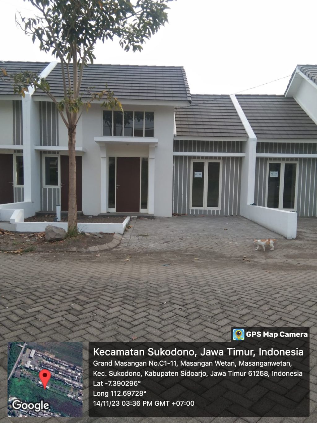 foto tampak rumah tipe ANGELICA perumahan Grand Masangan Permai (GMP)
