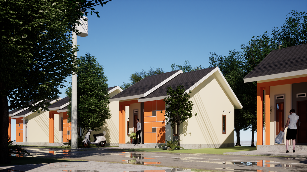 foto tampak rumah tipe 36/150 perumahan ANUGERAH RESIDENCE 3