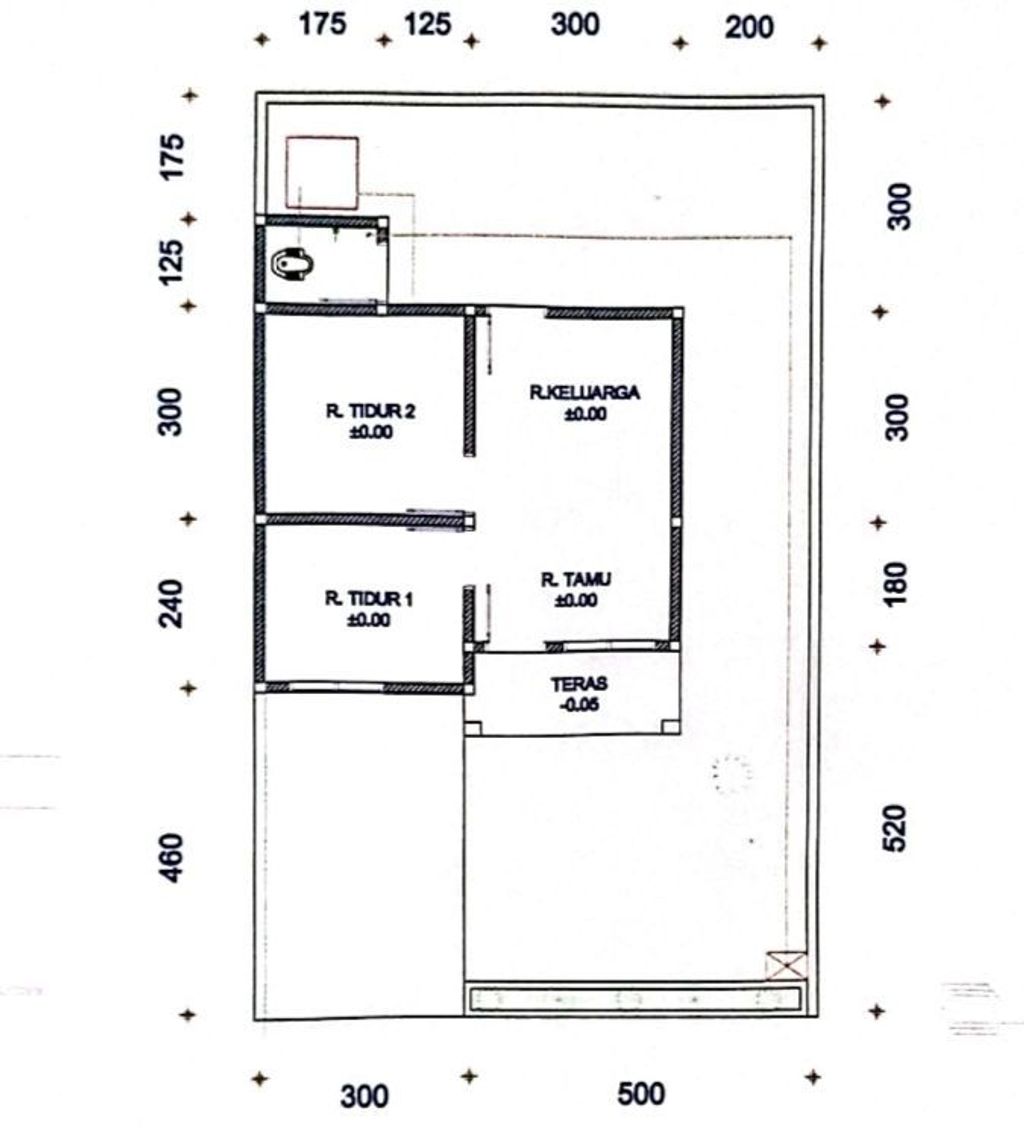 foto denah rumah tipe 36 perumahan PALMA RESIDENCE 2