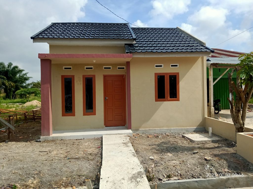 foto tampak rumah tipe 36 perumahan TEROPONG INDAH II TYPE 36