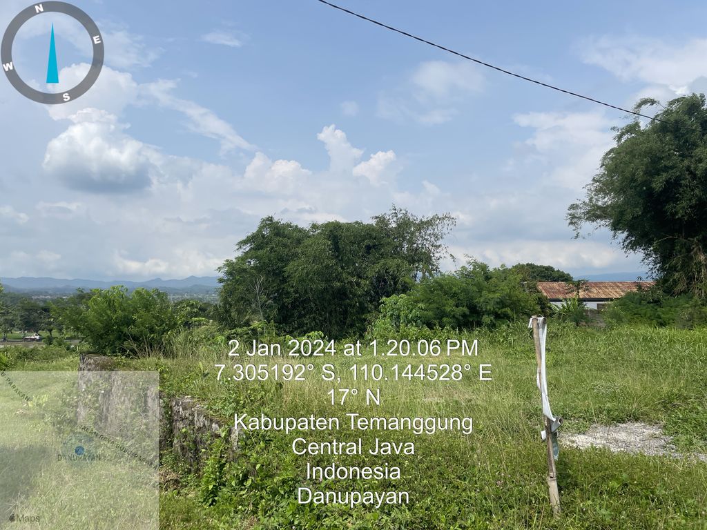 foto posisi tengah perumahan new villa danupayan permai