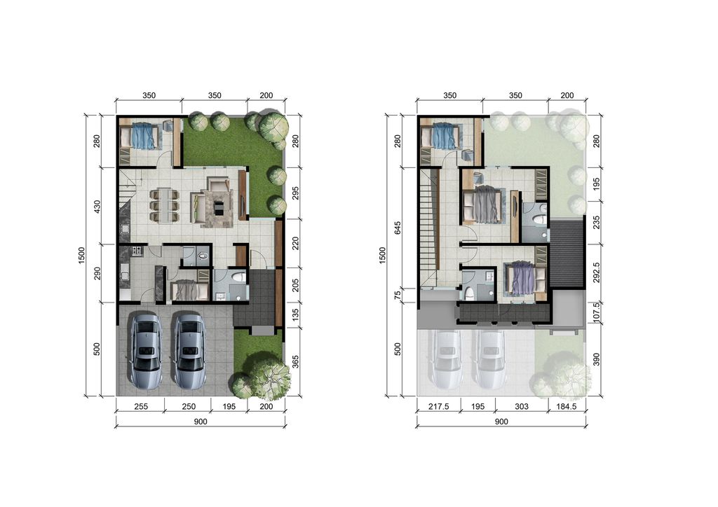 foto denah rumah tipe Britz Deluxe perumahan CITRALAND CITY KEDAMEAN