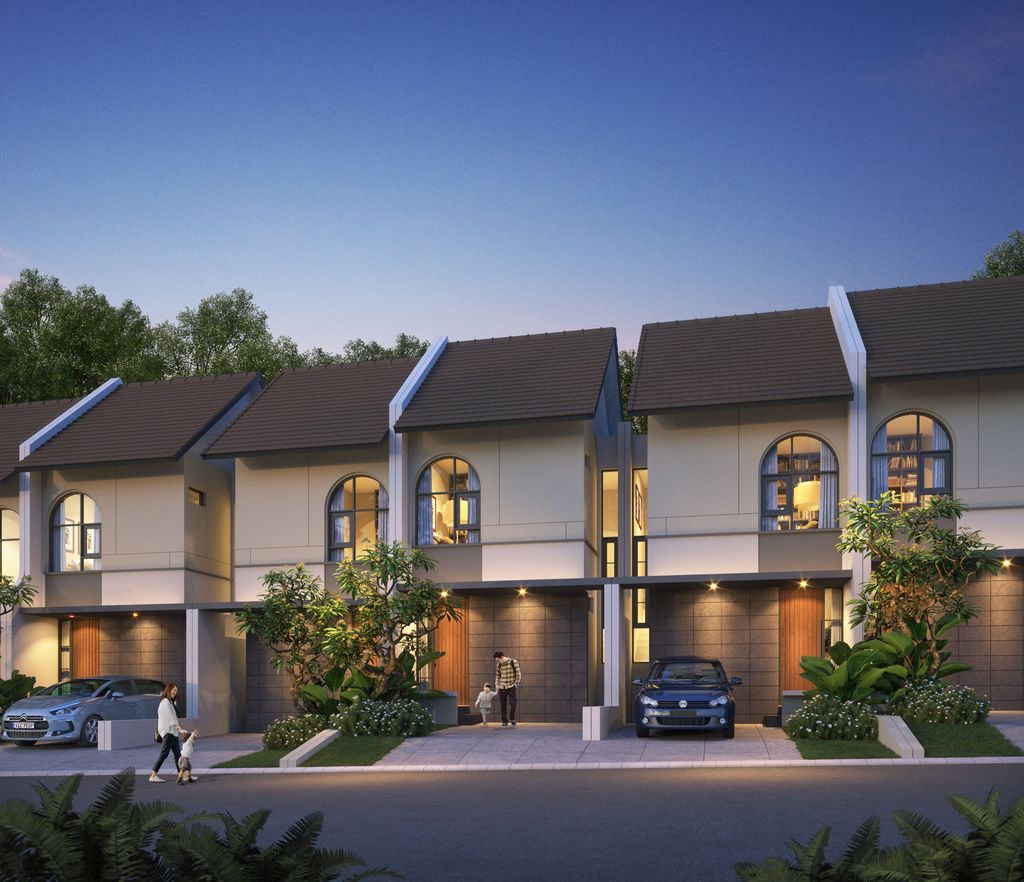 foto tampak rumah tipe Flie Deluxe perumahan CITRALAND CITY KEDAMEAN