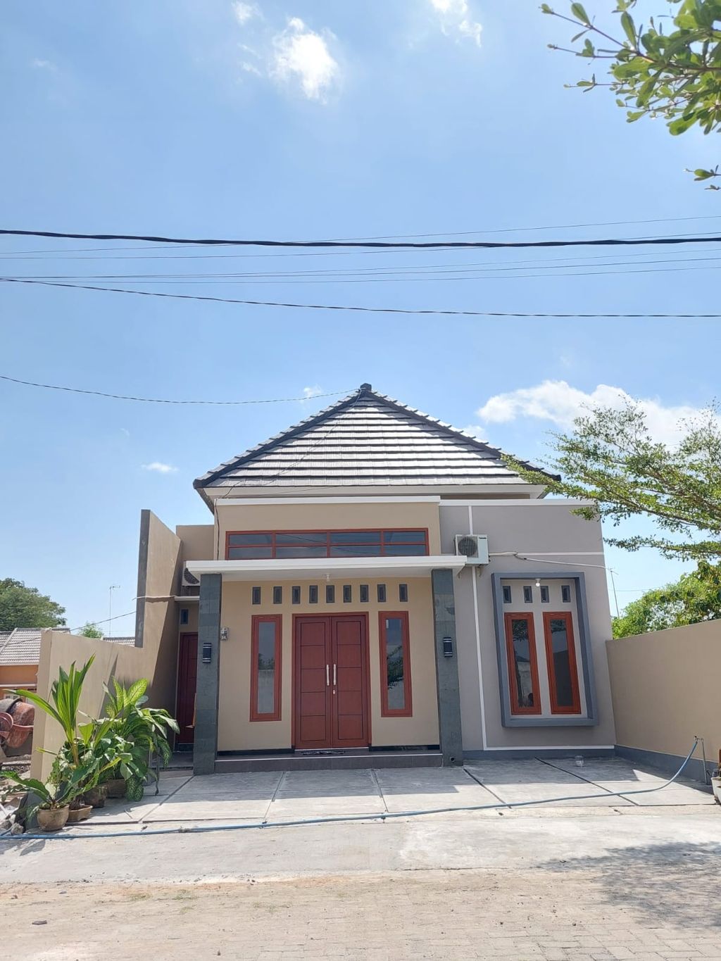 foto tampak rumah tipe 60 perumahan JASMINE REGENCY