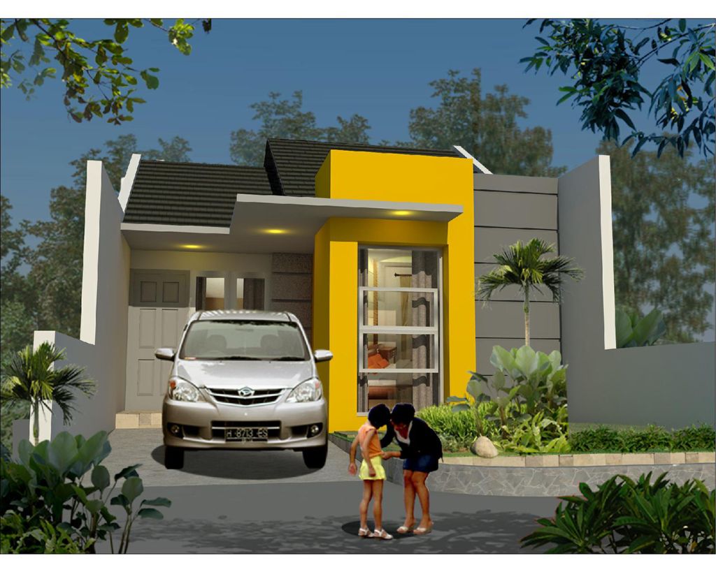 foto tampak rumah tipe 36/78 perumahan Graha Timur Blok. 17