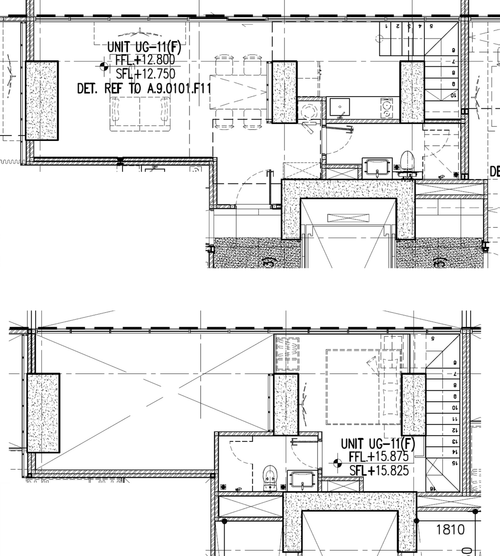 foto denah rumah tipe SOHO UG-11 perumahan Fairview House & Hillcrest House