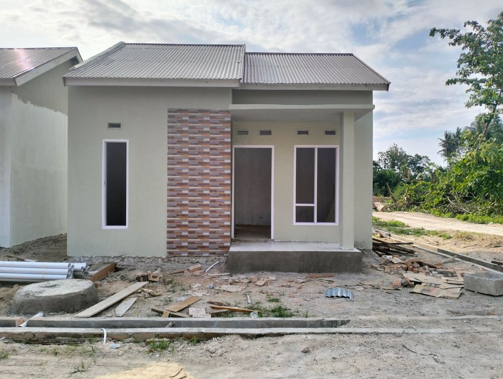 foto tampak rumah tipe 36 perumahan PONDOK LESTARI