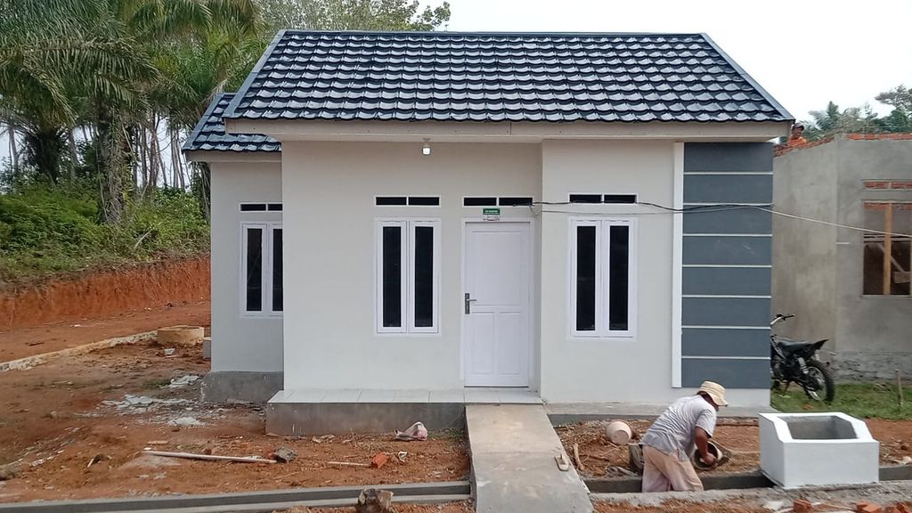 foto tampak rumah tipe 36 perumahan PERUMAHAN ANDARA CITY