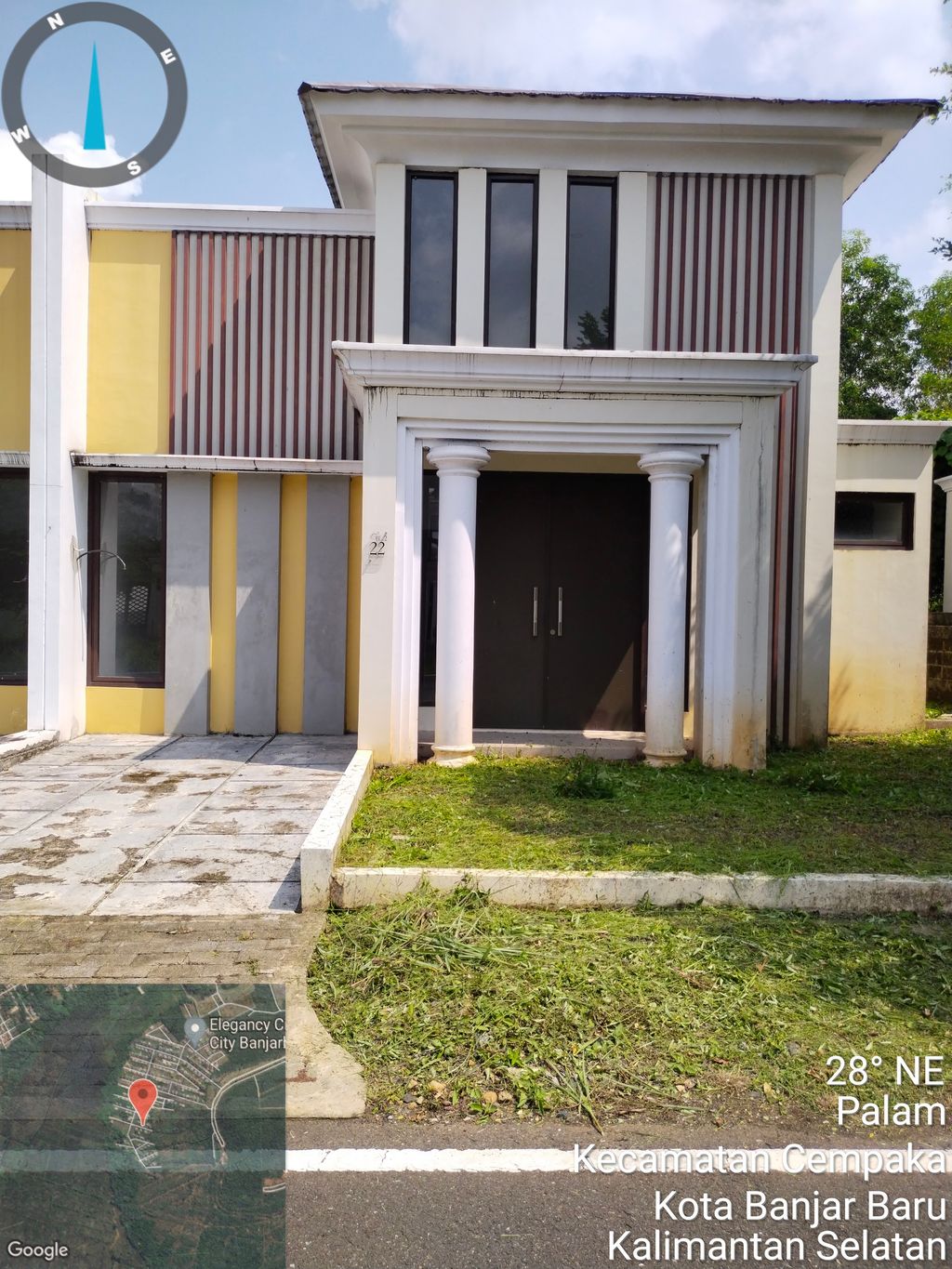 foto tampak rumah tipe ELEGANCY perumahan PERUMAHAN CITRAMITRA CITY BANJARBARU EXELSIOR