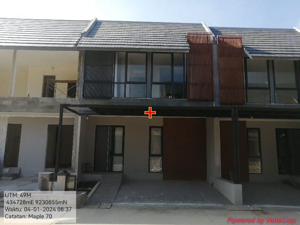 foto tampak rumah tipe Maple 1 Rumah 70 perumahan Adivasa
