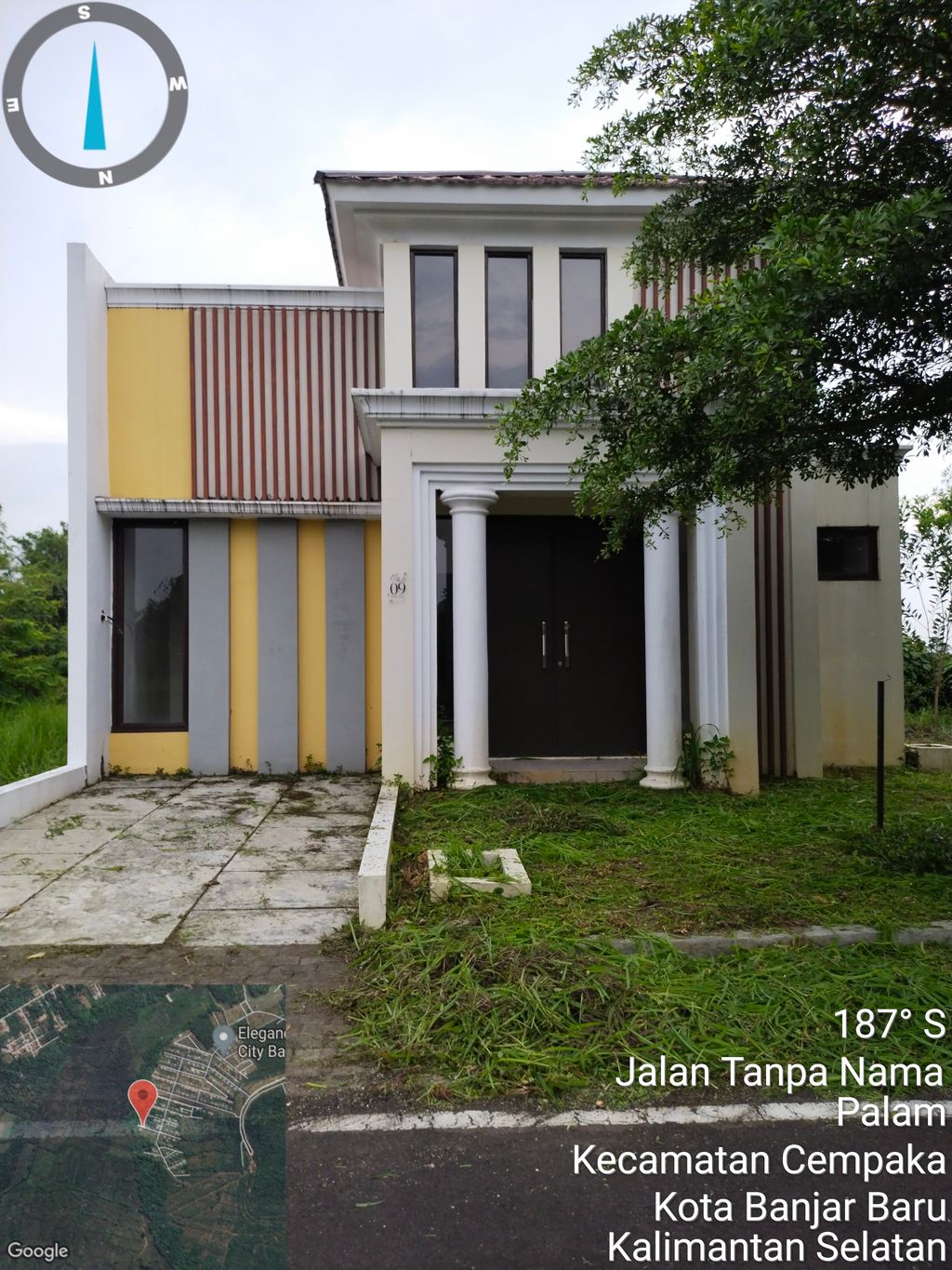 foto tampak rumah tipe ELEGANCY IRR perumahan PERUMAHAN CITRAMITRA CITY BANJARBARU EXELSIOR