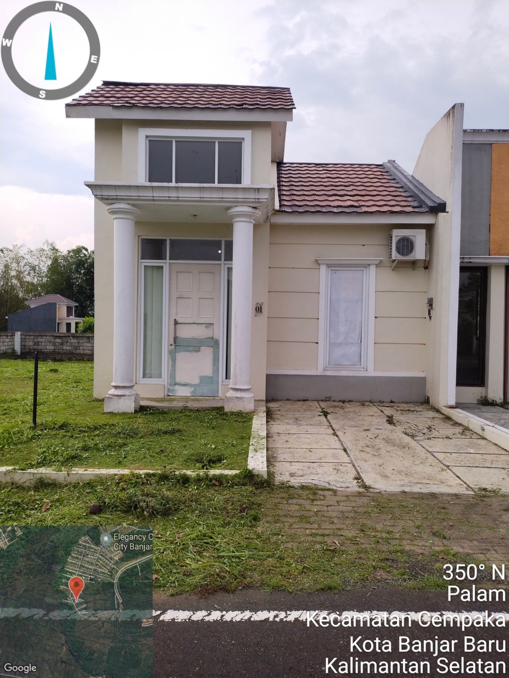 foto tampak rumah tipe VICTORIA IRR perumahan PERUMAHAN CITRAMITRA CITY BANJARBARU EXELSIOR