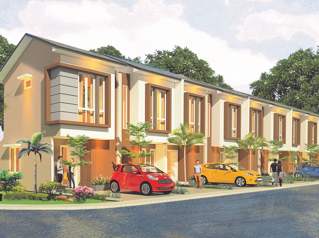 foto tampak rumah tipe Golden - L5 Superior perumahan Prima Harapan Regency