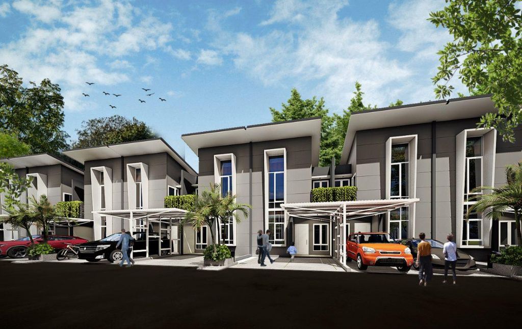 foto tampak rumah tipe Golden - L6 Grande perumahan Prima Harapan Regency