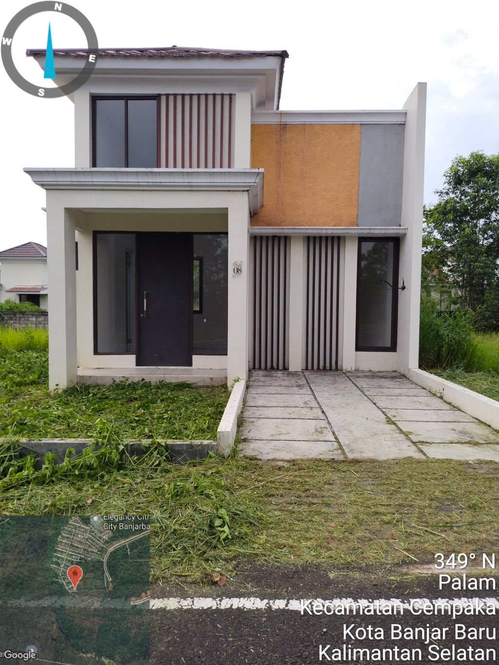 foto tampak rumah tipe GRANDEUR IRR perumahan PERUMAHAN CITRAMITRA CITY BANJARBARU EXELSIOR