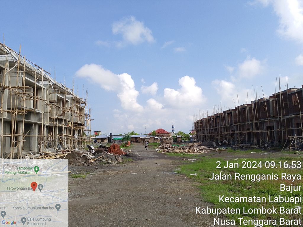 foto posisi tengah perumahan GREEN EMERALD