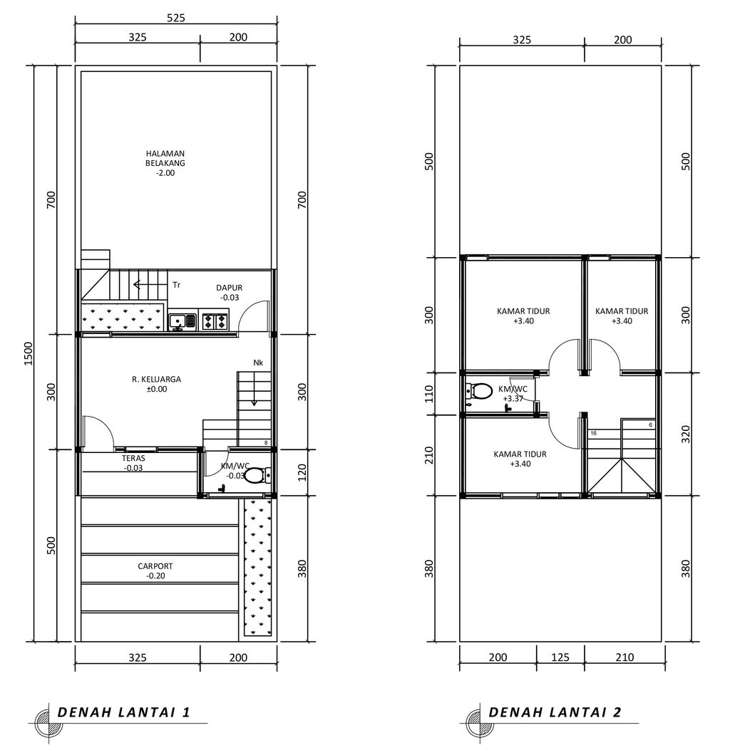 foto denah rumah tipe 50 Compact High Ceiling (429) perumahan Bukit Sukanagara Resort