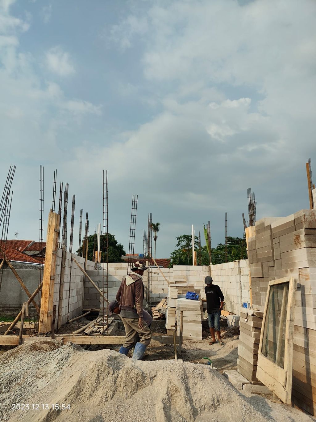 foto tampak rumah tipe 50 Compact (613) perumahan G-Land Arcadia Buahbatu