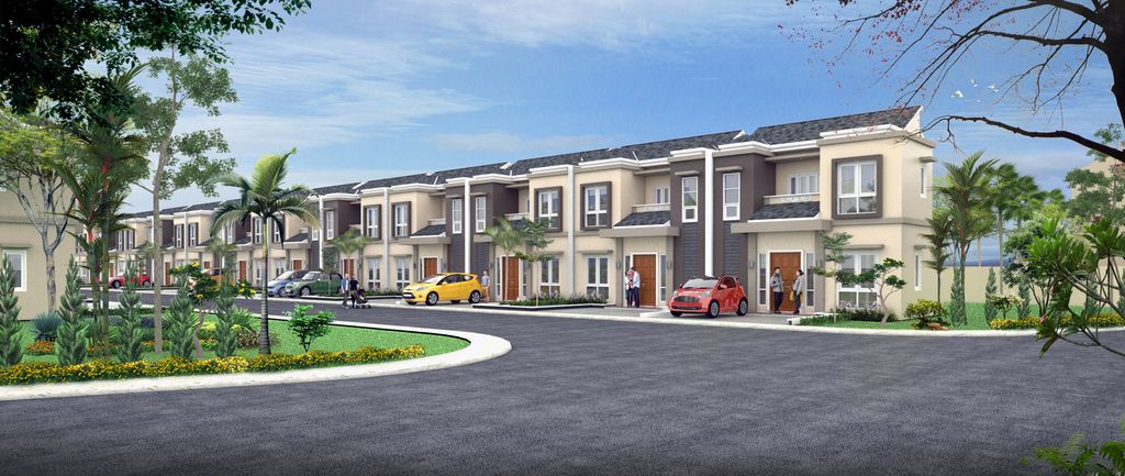 foto tampak rumah tipe Golden - L8 Grande perumahan Prima Harapan Regency