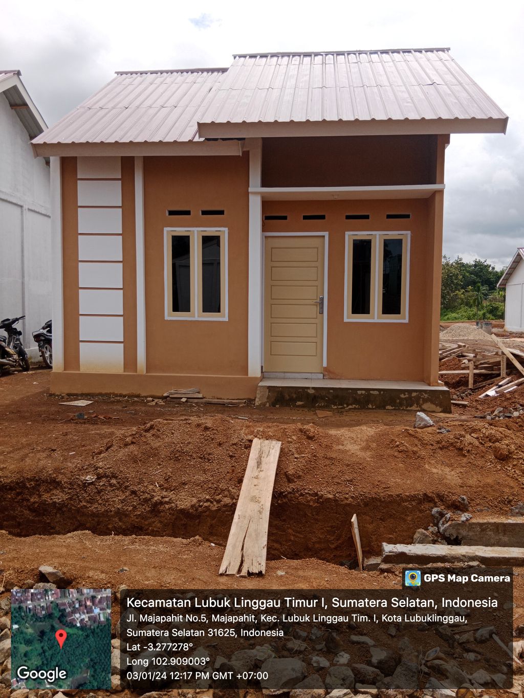 foto tampak rumah tipe 36 perumahan PERUMAHAN MAJAPAHIT INDAH