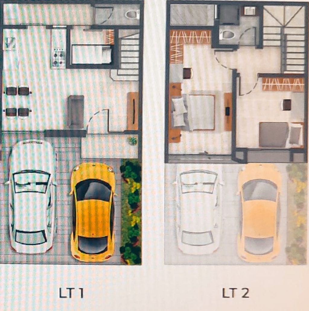 foto denah rumah tipe IVORY BADAN 8 perumahan RUMAH MILENIAL-PIK 2 EXTENSION (CALIFORNIA-IVORY)