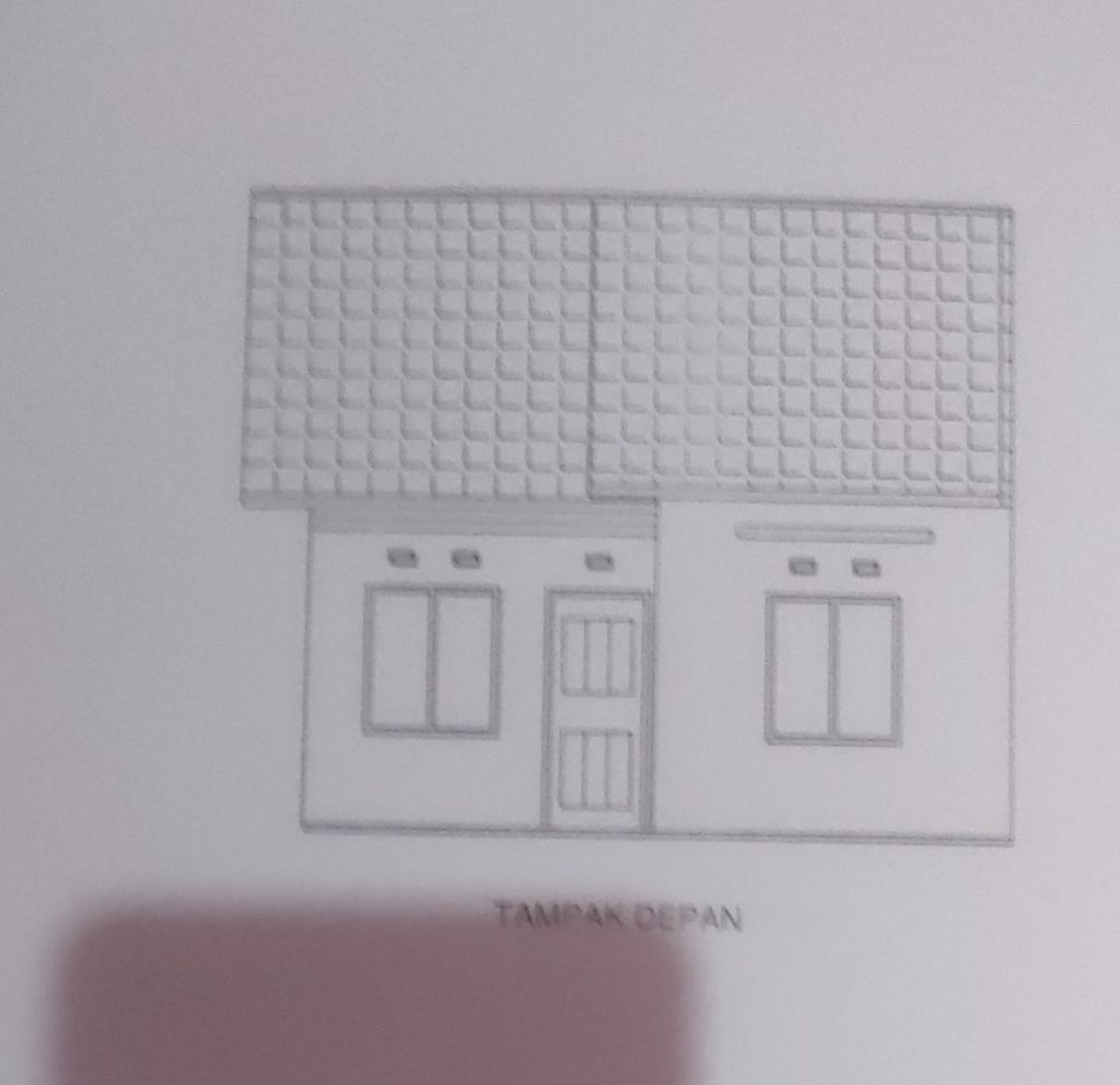 foto tampak rumah tipe 36 perumahan Lematang Mulya Residence 2