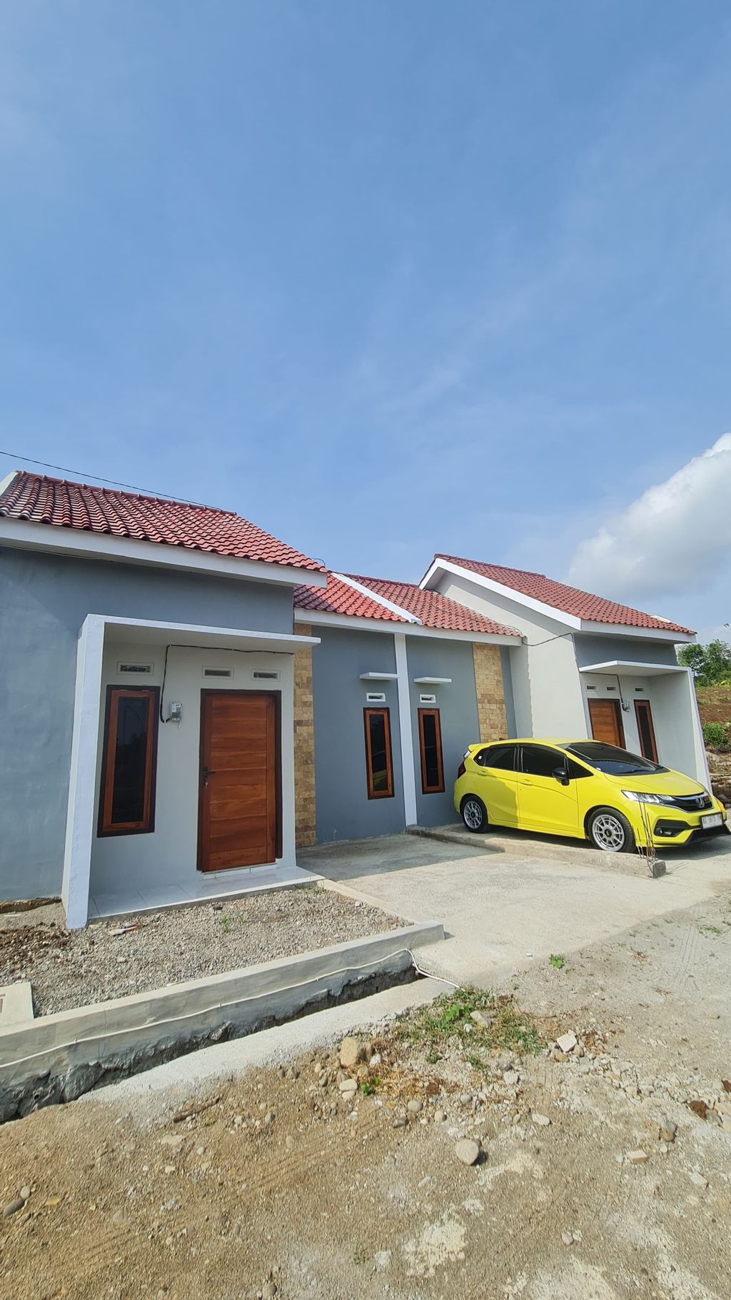 foto tampak rumah tipe standart perumahan BUNGUR CIPTA LESTARI