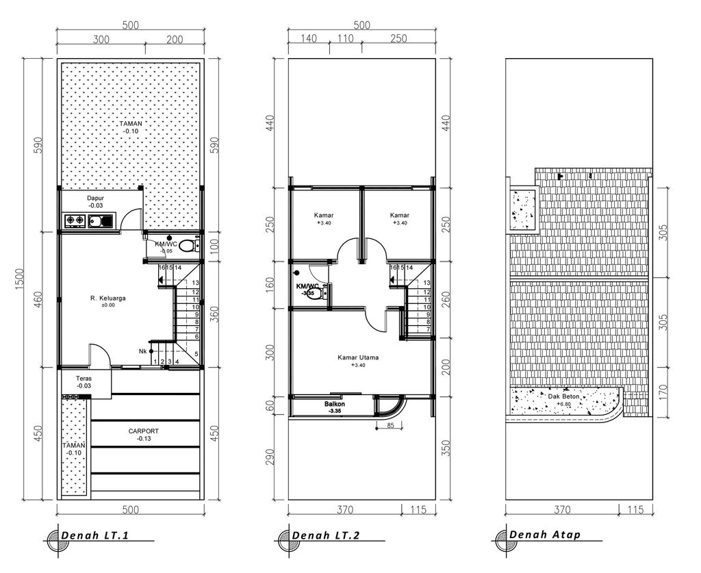foto denah rumah tipe 60 Compact (710) perumahan G-Land Ciwastra Park