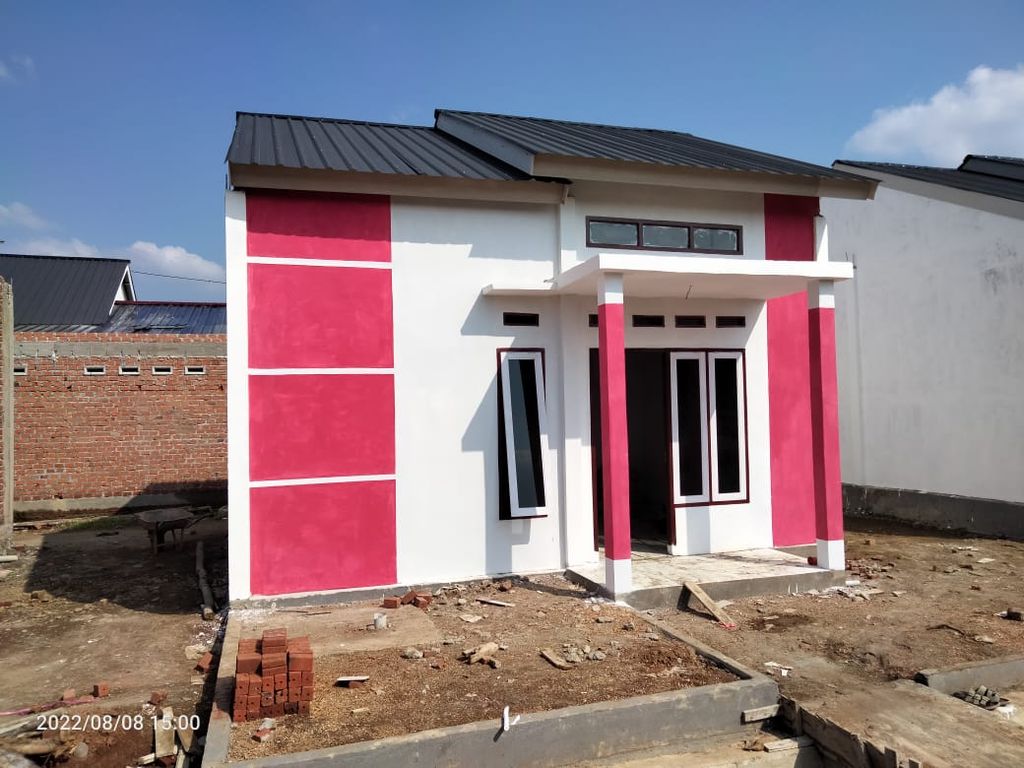 foto tampak rumah tipe 36/108 perumahan PERMATA PERMAI RESIDENCE TAHAP 2