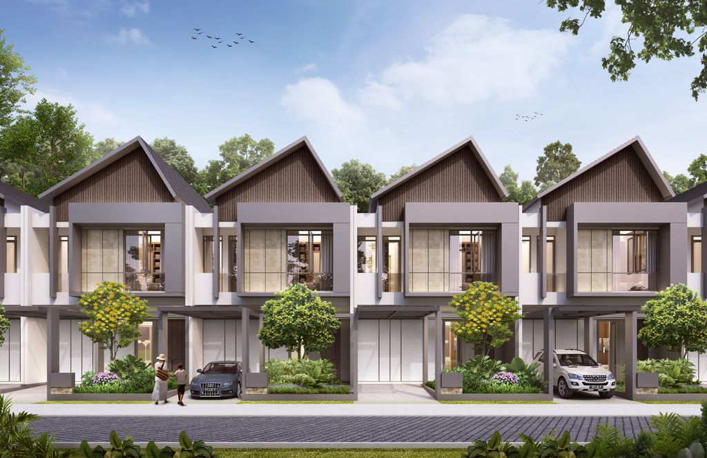 foto tampak rumah tipe AZURA perumahan KALIANDRA GARDEN VILLA