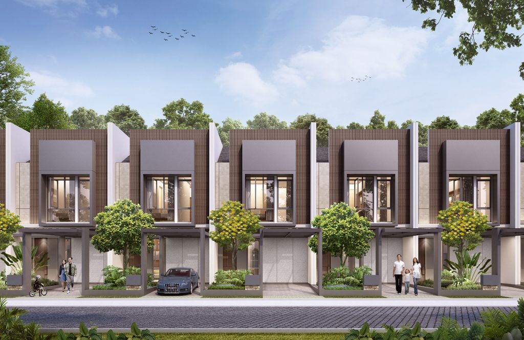 foto tampak rumah tipe MARIPOSA perumahan KALIANDRA GARDEN VILLA
