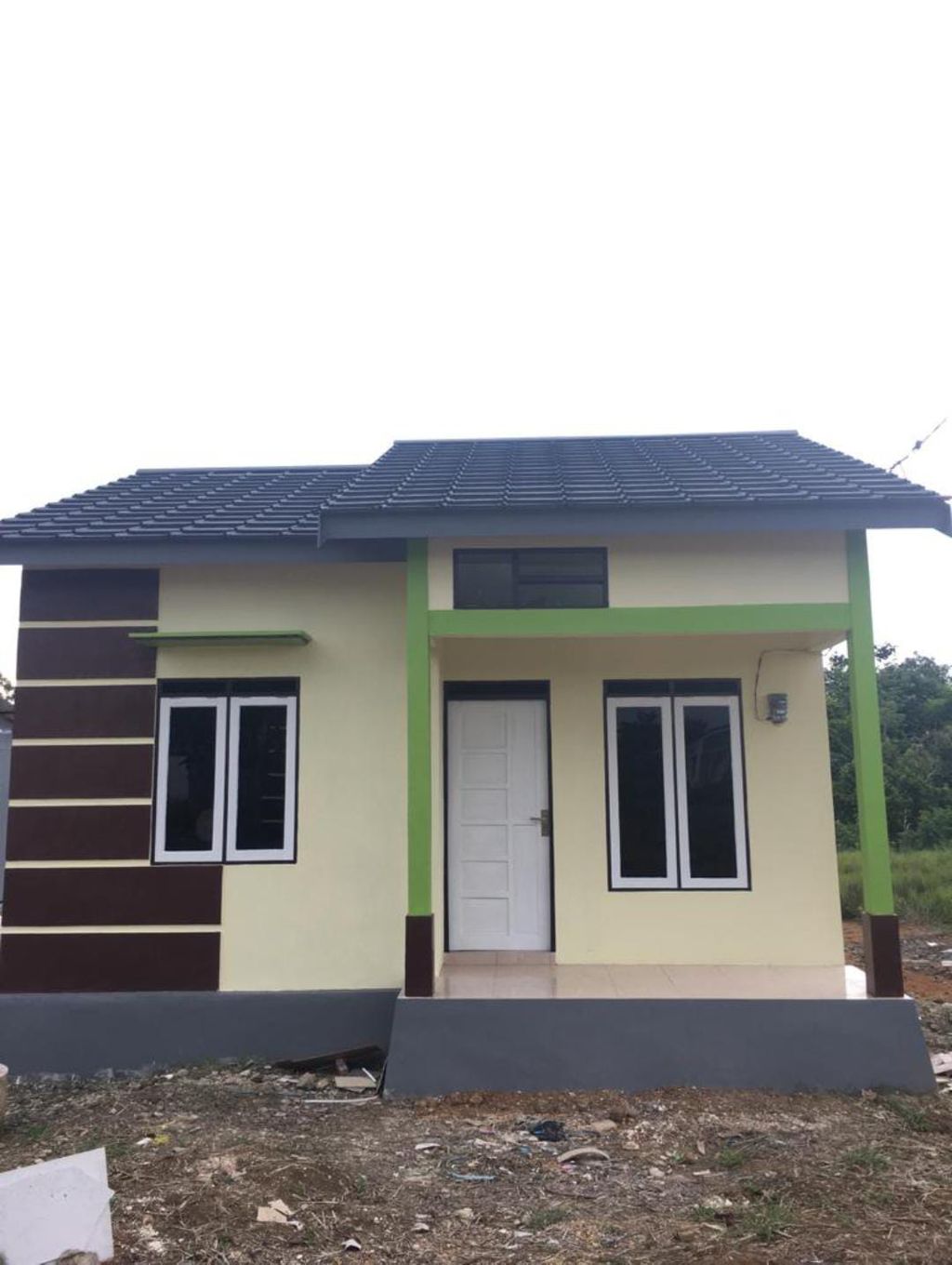 foto tampak rumah tipe 36 new perumahan BERKAT SEKUMPUL INDAH