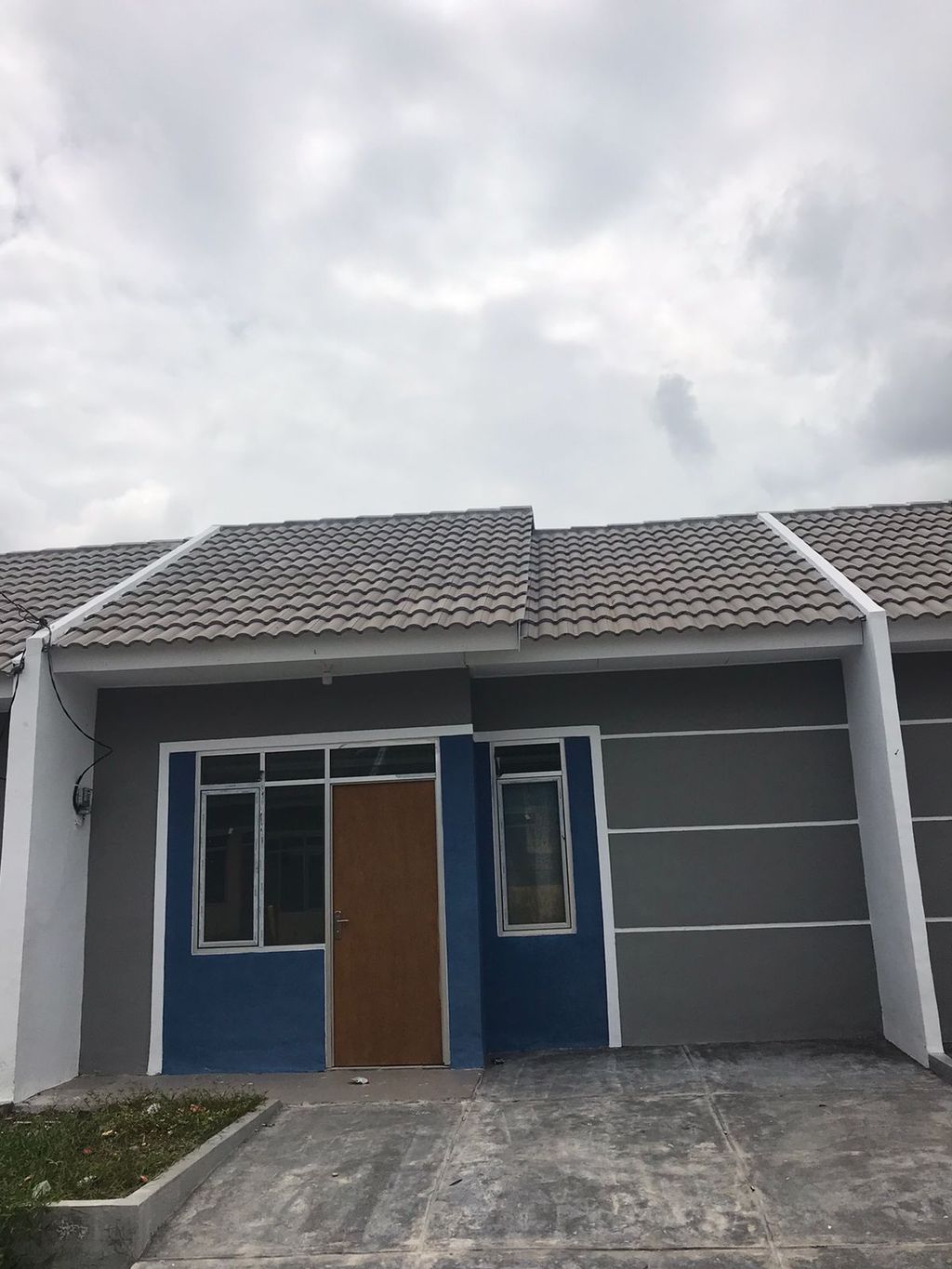 foto tampak rumah tipe 30/60 perumahan Puri Sava Gelam Pakel