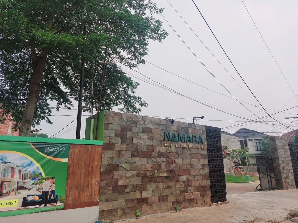 foto gerbang perumahan NAMARA RESIDENCE TAHAP II