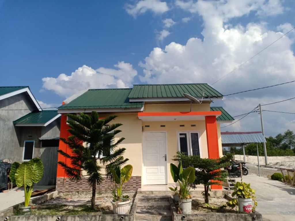 foto tampak rumah tipe Subsidi 36 perumahan Mutiara Residence 1