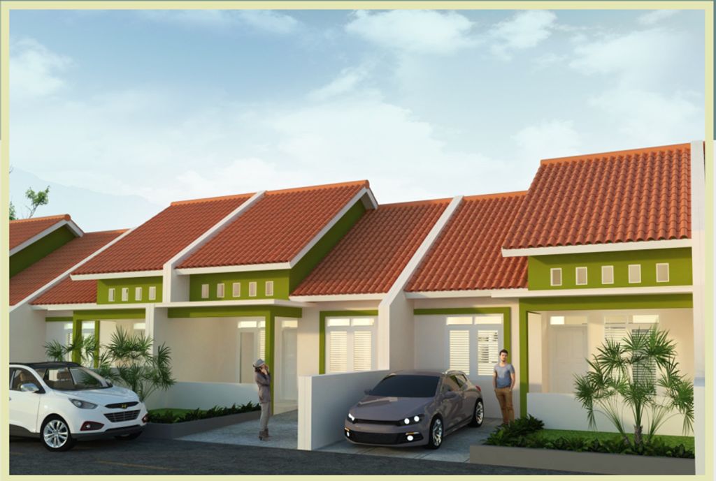 foto tampak rumah tipe AIRIS - A perumahan PRANA ESTATE