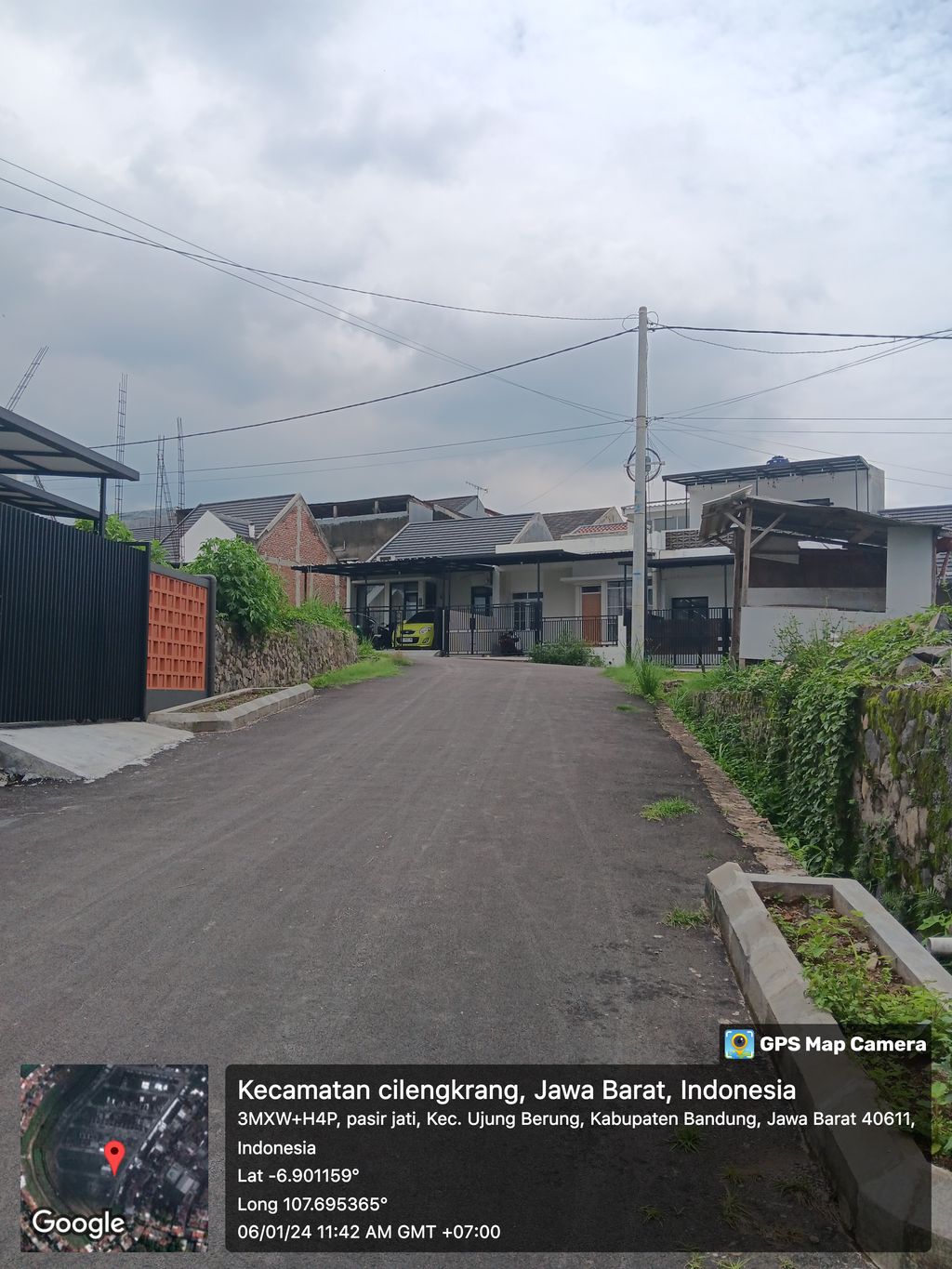 foto posisi tengah perumahan Perumahan pasirjati endah