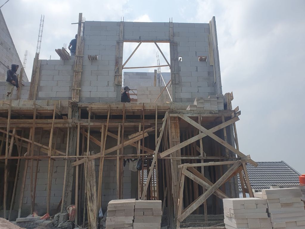 foto tampak rumah tipe 54 Compact-Cozy Level (509) perumahan G-Land Padalarang Residence 3